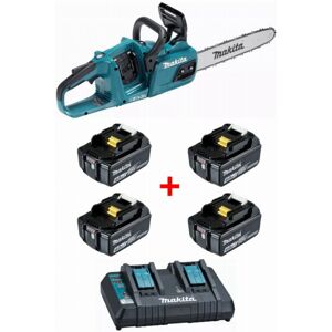 Makita - Kettensäge 36 v = 2 x 18 v 35 cm - DUC355Z + Schnellladegerät 14.4V auf 18V - DC18RD - 196933-6 + Akku BL1840 Set 18V 4.0 Ah - 197265-4