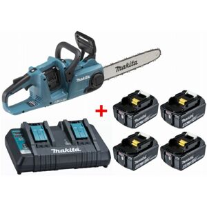 Makita Kettensäge 36V = 2x18V Li-Ion - 35 cm Schwert - DUC353Z + Schnellladegerät 14.4V auf 18V - DC18RD - 196933-6 + Batterie BL1840 Set 18V 4.0 Ah