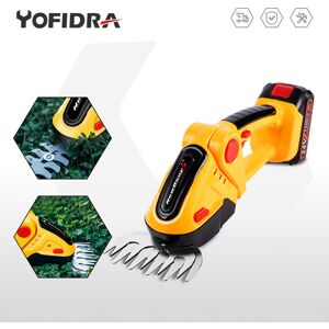 Onevan - 2 in 1 20000RPM Handheld Elektrische Heckenschere Garten Werkzeug 24V Cordless Wiederaufladbare Haushalt Strauch Jäten Beschneiden rasenmäher