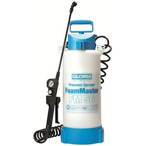 Gloria Haus- und Gartengeräte GmbH GLORIA FoamMaster FM 50 Drucksprühgerät, Drucksprühgerät für Reinigungsschaum, Füllinhalt: 5 Liter