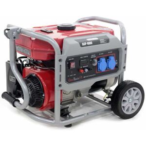 GeoTech-Pro GeoTech Pro GGP 4000 - Benzin-Stromerzeuger mit Rädern und AVR-Regelung 3.6 kW - Dauerleistung 3.2 kW einphasig