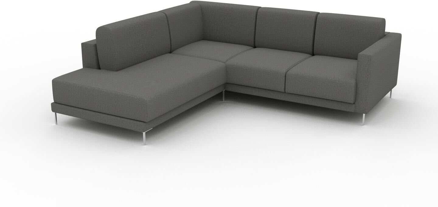 MYCS Sofa Kiesgrau - Moderne Designer-Couch: Hochwertige Qualität, einzigartiges Design - 226 x 75 x 214 cm, Komplett anpassbar