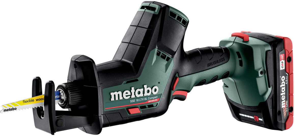 Metabo 602366800 SSE 18 LTX BL COMPACT Akku Säbelsäge 18 Volt 4.0 Ah Li-ion