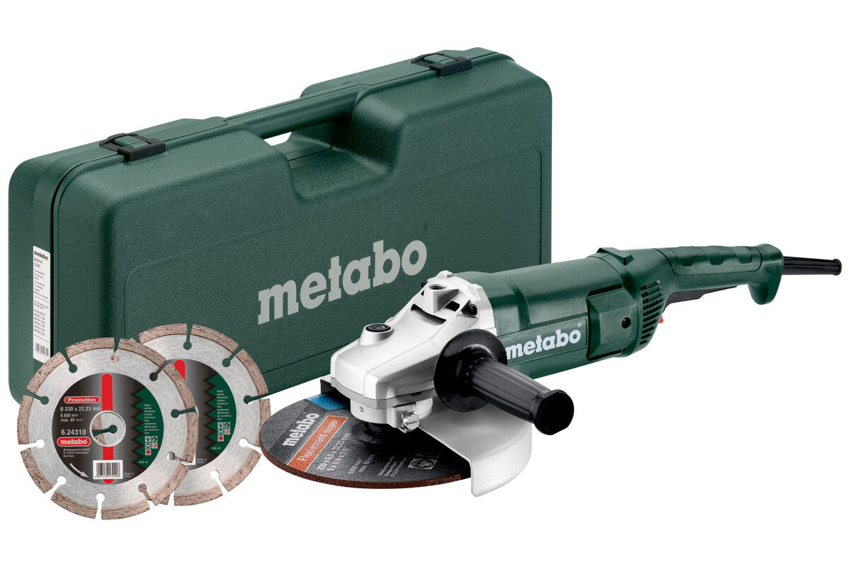 Metabo 691081000 SET WE 2200-230 Winkelschleifer 230 mm 2200 Watt
