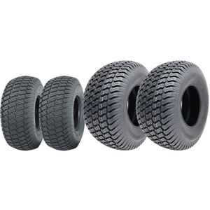 Parnells 20x10.00-8 & 15x6.00-6 Lawnmower tyres 4ply Multi turf grass Wanda P332 Set of 4