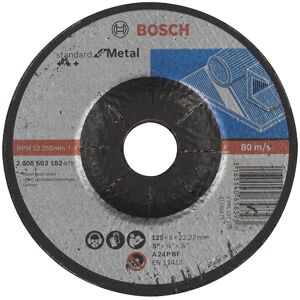 Bosch Skrubskive Metal 125x6mm Krøp Std - 2608603182