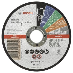 Bosch Skæreskive 125x1,6x22,23mm Multiconstr - 2608602383