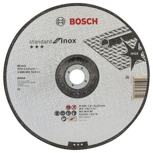 Bosch Skæreskive For Inox 230x1,6mm Krøbbet - 2608601514