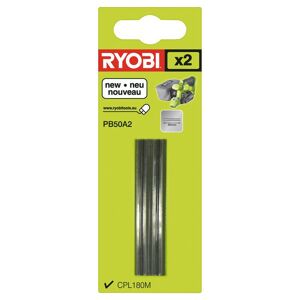 Ryobi 2 x jern til elhøvl 50 mm, passer til CPL180M (ONE+). - PB50A2