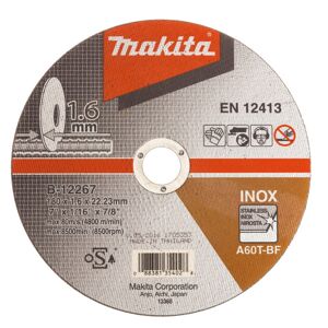 Makita Skæreskive 180x1,6x22,23 (En) - B-12267