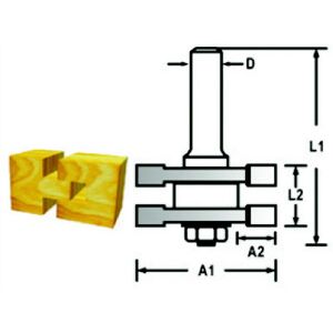 Makita Reversibel Fræser 30,1mm - D-48913