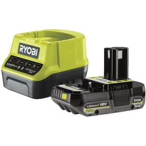 Ryobi 18V One+  Startsæt  Lader & 2,0 Ah batteri RC18120-120C