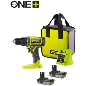 Ryobi slagbore-/skruemaskine RPD181-220S m.2x 2,0ah batteri & lader