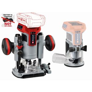 Einhell TP-RO 18 Set Li BL overfræser 35/45 mm 18V u/batteri og lader