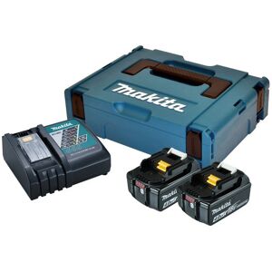 Makita Batteripakke 2 X Bl1840b+dc18rc  - 197494-9