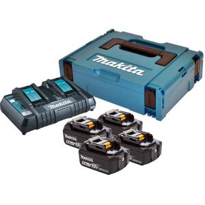 Makita Batteripakke 4 X Bl1850b + Dc18rd  - 197626-8