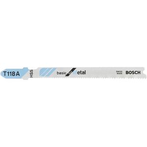 Bosch Stiksavklinge T 118 A Metal 5 Stk - 2608631013