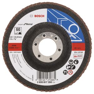 Bosch Lamelslibeskive B:m Ø115x22mm K60 Flad - 2608607350