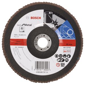 Bosch Lamelslibeskive B:mt 180x22mm K40 Skrå - 2608606737