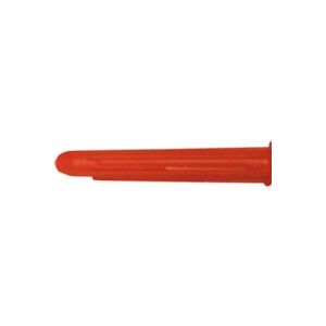 EXPANDET Let rosett hulrumsplug 6x35mm rød, for et gipslag 9-13mm, for skruediameter 3,5-4,5mm - (100 stk.)