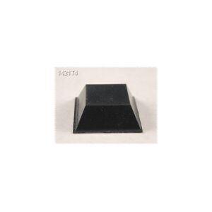 Hammond Electronics 1421T4 Chassisfod Selvklæbende, Rund Sort (Ø x H) 20.5 mm x 7.6 mm 24 stk