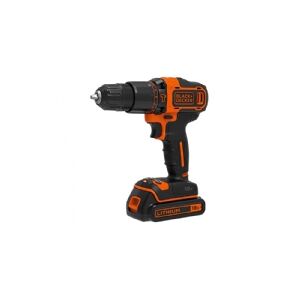 Black & Decker BDCHD18S1KA, Pistolgreb boremaskine, 1 cm, 1400 rpm, 2,5 cm, 1 cm, 1 cm