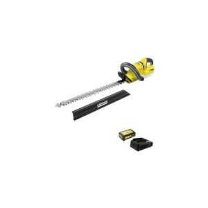 Kärcher HGE 18-50 - Starter Kit - hæktrimmer - ledningfri - 18 V - 5 Ah inkluderet oplader - 2700 cpm - 50 cm - tandmellemrum: 22 mm - 2.9 kg