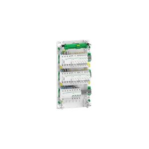 SCHNEIDER ELECTRIC Færdigmonteret Resi9 XP PW gruppetavle, 3 rækker 13M: 1xAFB 1xSPD + 2xRCD + 1xC16A 1PN + 5xC10A 1PN 1xC16A 3PN + 2xC10A 3PN