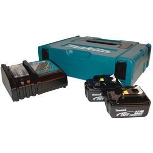 Makita Batterierr, 2 X 18 Volt/4,0 Ah, Inkl. Lader