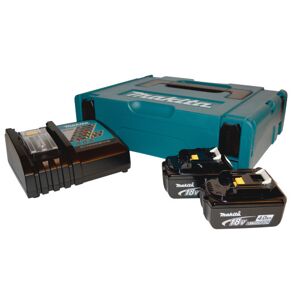 Makita Batterierr, 2 X 18 Volt/4,0 Ah, Inkl. Lader