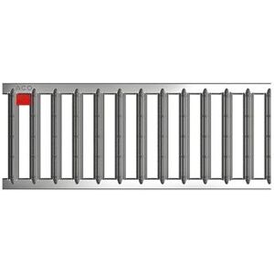 Aco Self Euroline/hexaline Spalterist I Galvaniseret Stål 12 X 100 Cm - 1,5 Ton