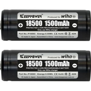 6 Stk Wiha Batteri Til Speede Skruetrækker, 18500li-Ion