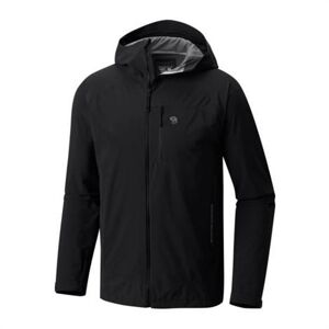 Mountain Hardwear Mens Stretch Ozonic Jacket, Black 8 Fod - 5-20 Gram