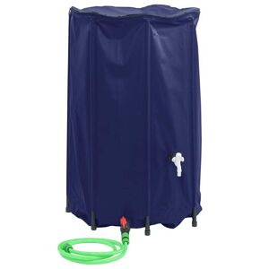 vidaXL Depósito de agua plegable con grifo PVC 500 l