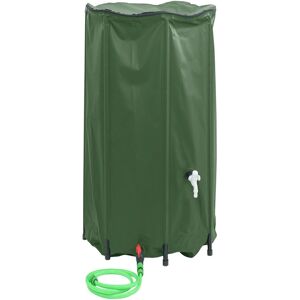 vidaXL Depósito de agua plegable con grifo PVC 380 l