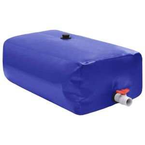 vidaXL Depósito de agua plegable con grifo PVC 1500 l