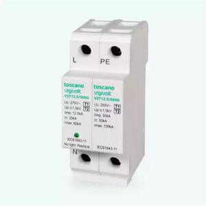 Toscano Protector Sobretensiones Tipo1+2  V2t-12,5/50sg 230v Monofasico Y Bifasico 10003483