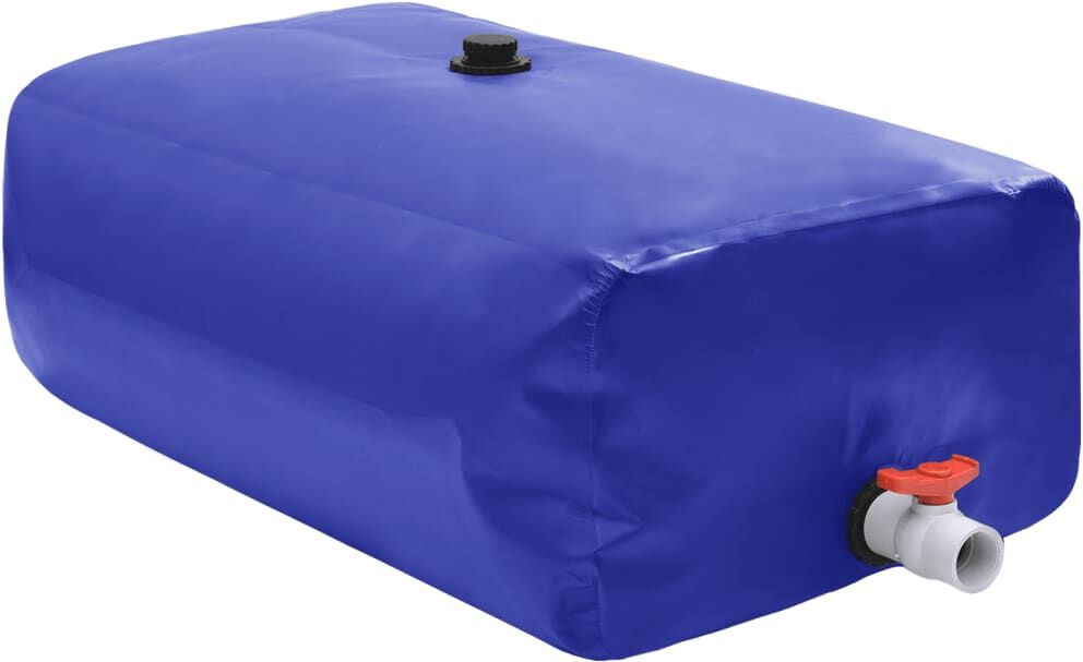 vidaXL Depósito de agua plegable con grifo PVC 100 l