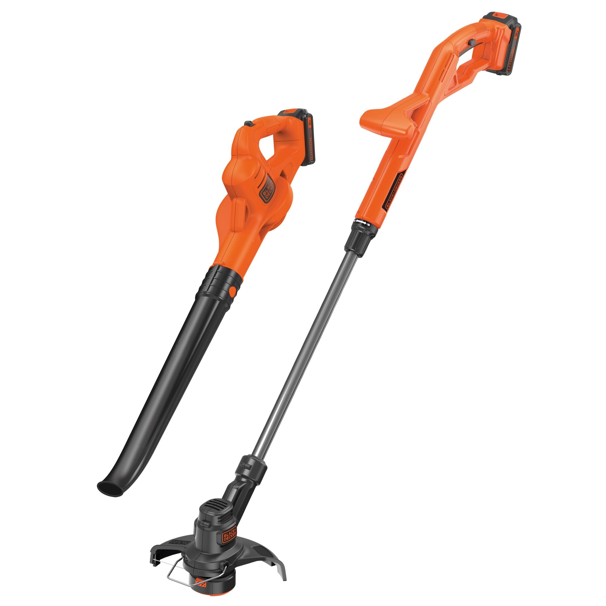 Black & Decker ST1823GWC18-QW 18V 2x1,5Ah trimmeri ja lehtipuhallin