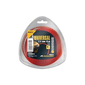 Fil Nylon Rond De Débroussailleuse Nlo014 2,4mm X 15 M Anti-bruit