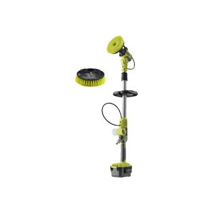 Pack RYOBI - Brosse motorisée télescopique - RWTS18-0 - 18V One+ - Sans batterie ni chargeur - Tête de brosse RAKSCRUBM maison et mobilier de jardin