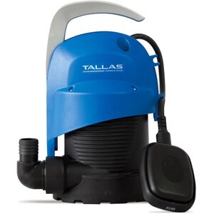 Tallas - d-cw 200 Pompe de relevage - 5.700 L/u - 220W - Hauteur de refoulement 5,5 m - Avec Flotteur - Granulométrie 5 mm - Pompe Submersible - Bleu / noir - Publicité