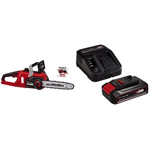 Einhell Tronçonneuse sans fil FORTEXXA 18/30 Power X-Change (lithium-ion, 18V, moteur sans charbon, guide-chaîne 30 cm, régime maximal de 4 300 tr/min) avec chargeur et batterie 2,5Ah - Publicité