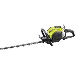 RYOBI Taillehaies POWRXT™ 254 cm³/06 kW démarrage facile lames 55 cm écartement 32 mm poignée arrière rotative fonction scie RHT25X55R - Publicité