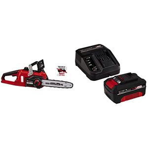 Einhell Tronçonneuse sans fil FORTEXXA 18/30 Power X-Change (lithium-ion, 18V, moteur sans charbon, guide-chaîne 30 cm, régime maximal de 4 300 tr/min) avec chargeur et batterie 4,0Ah - Publicité