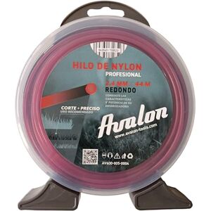 Avalon Fil Rond en Nylon Universel pour débroussailleuse et Tondeuse (2,4 mm x 44 m) - Publicité