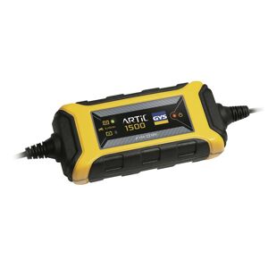 GYS ARTIC 1500 - Chargeur de batterie 12.0 V pour Batteries batteries 12 V des motos, jet-skis, karting, quad ou tondeuse (Ref: 029576)