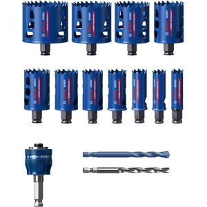 Bosch Coffret de 11 scies-trépans Expert Tough Material de diamètre 20/22/25/32/35/40/44/51/60/68/76 - BOSCH EXPERT - 2608900448