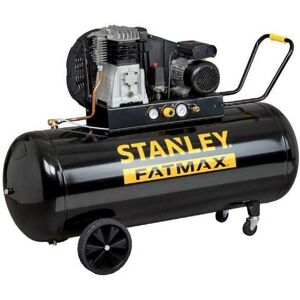 Stanley Fatmax B 400/10/200 - Compresseur d'air électrique monophasé à courroie - Moteur 3 CV - 200 L - Publicité