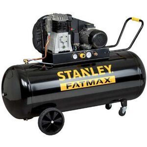 Stanley Fatmax B 480/10/200T - Compresseur d'air électrique triphasé à courroie - moteur 4 CV - 200 L - Publicité